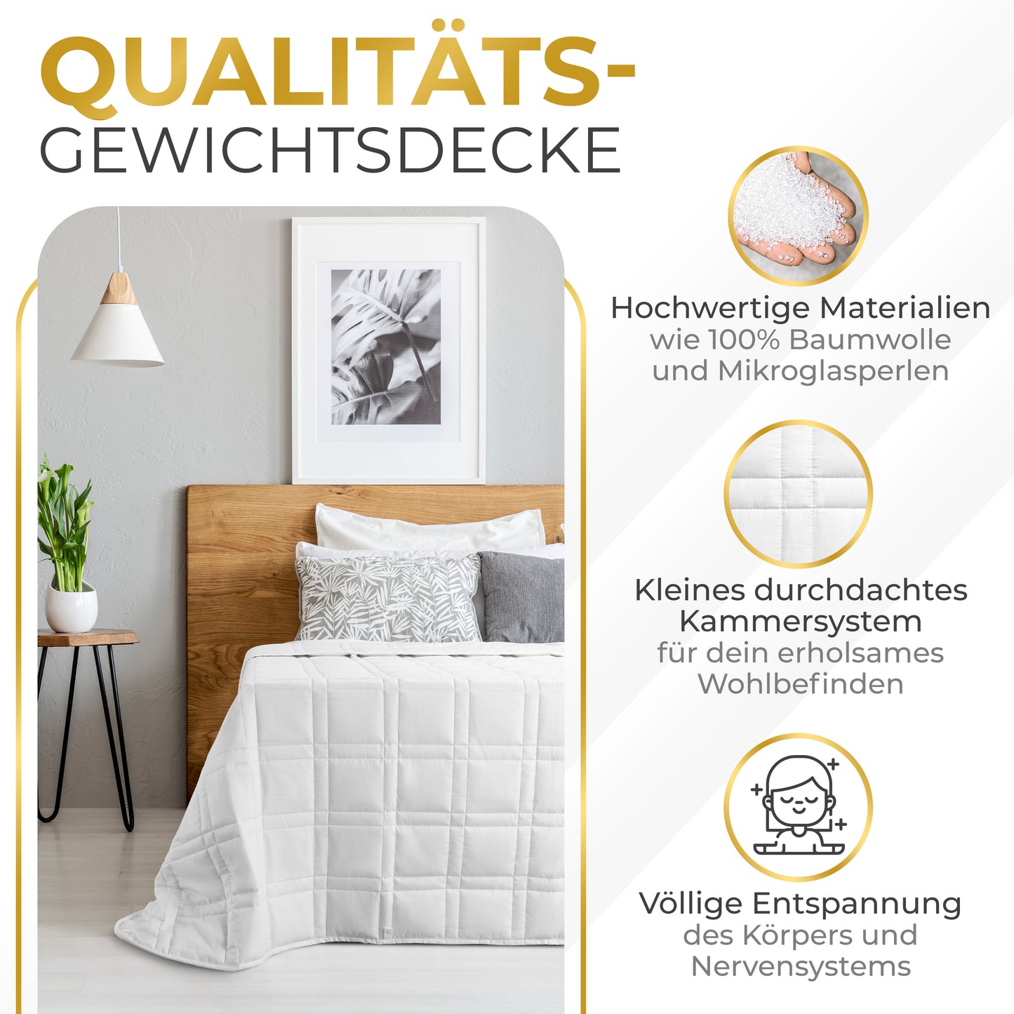 Leroo® Gewichtsdecken